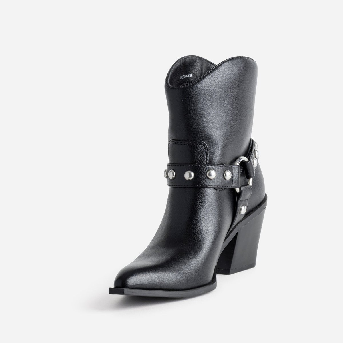 Boots À Talon NELYA noir, TEXTO