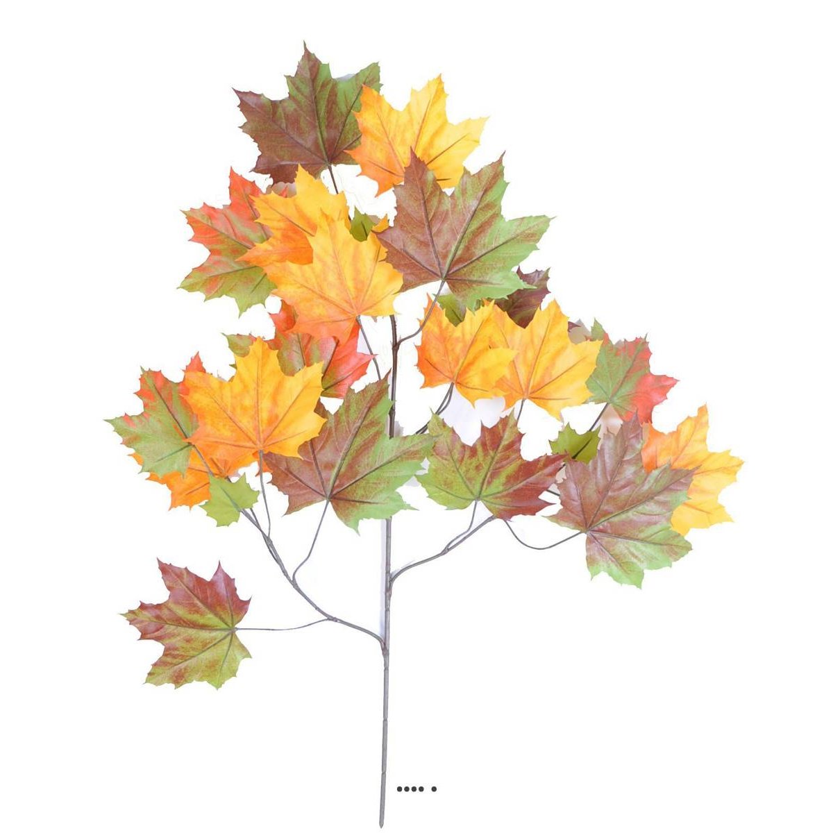 Branche de platane artificielle, 23 feuille automne, ARTIFICIELLES