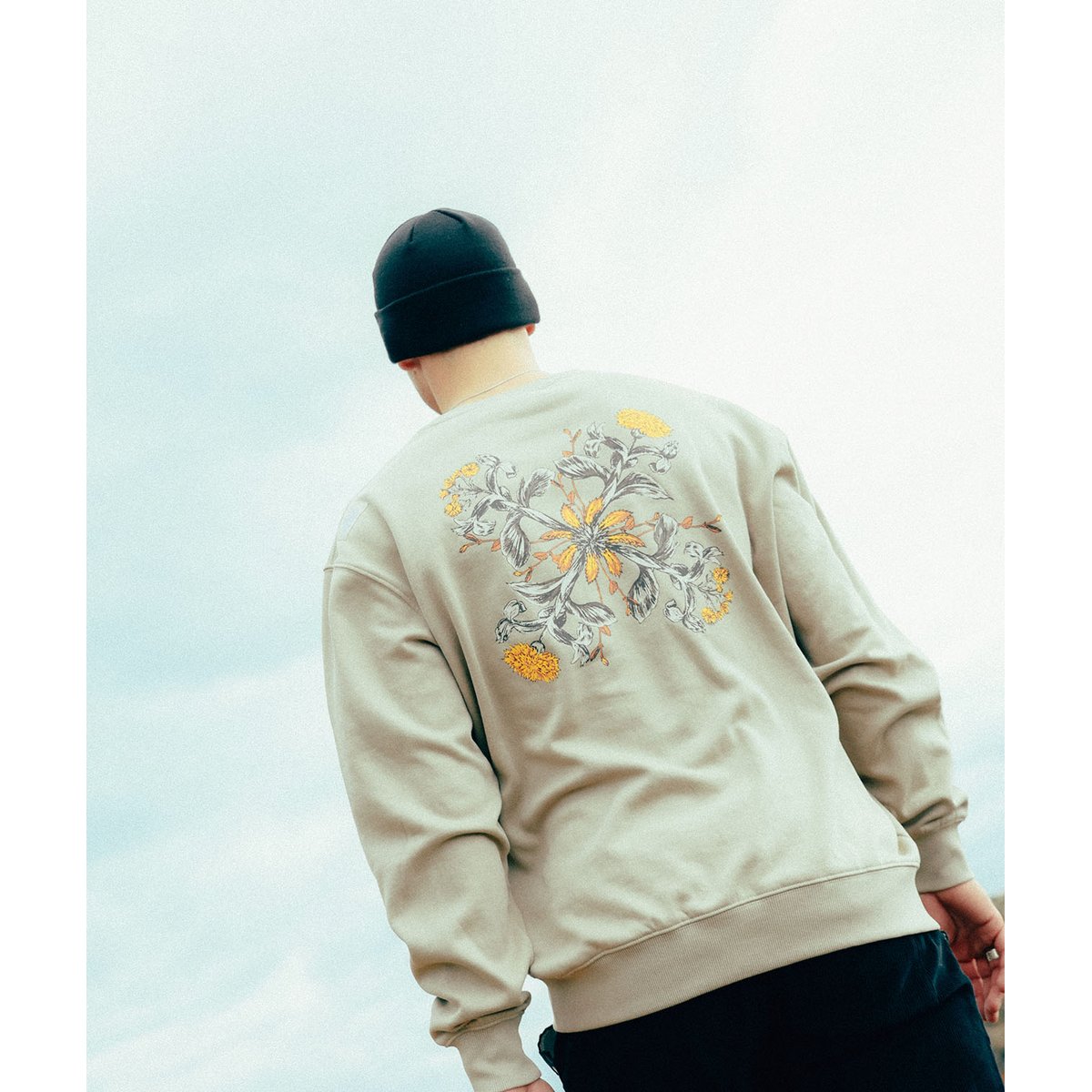 Sweat col rond FLORAL rock, OXBOW