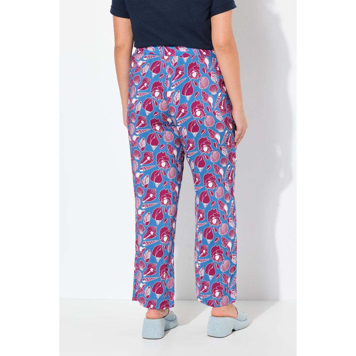 Pantalon Rose bleu pétrole, ULLA POPKEN