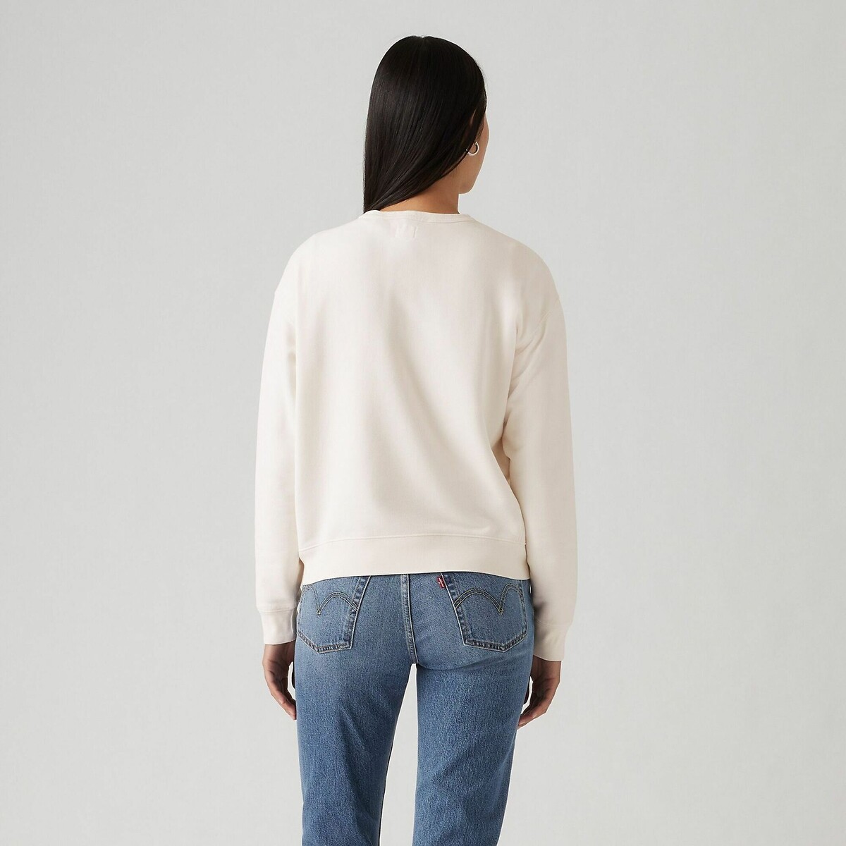 Crew Neck Sweatshirt Print off-white, LEVI'S