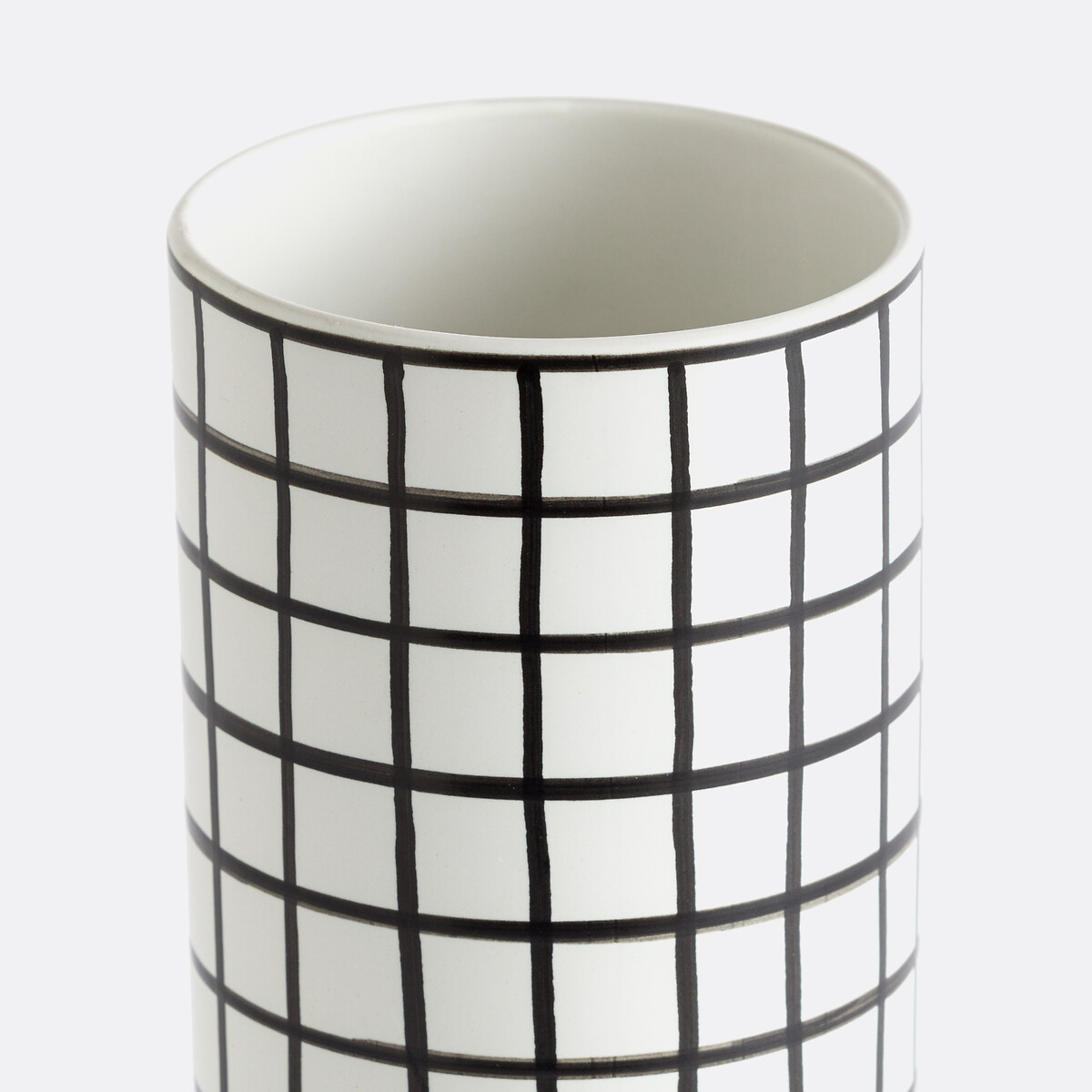 Adamo H25cm Ceramic Vase black/white, LA REDOUTE INTERIEURS
