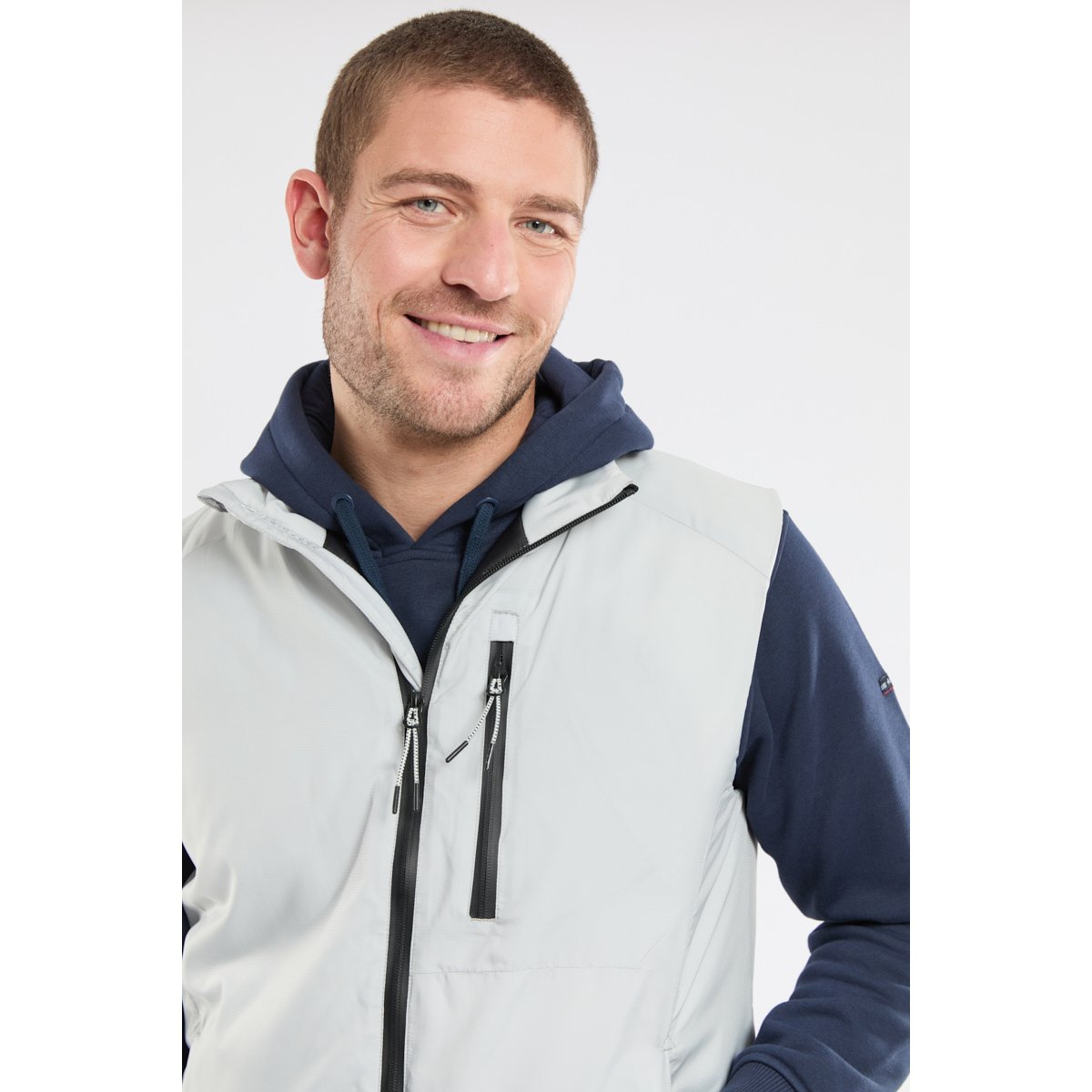 Blouson sans manches en Thermolite® HASKEY granit, BERMUDES