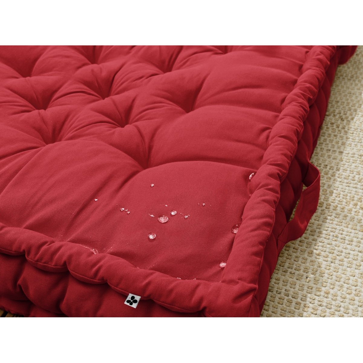 Coussin de sol Kala Nuage 50cm ficelle, EDEN