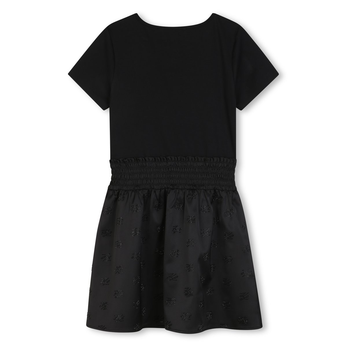 Robe manches courtes black, KARL LAGERFELD KIDS