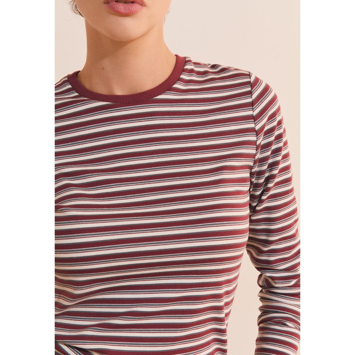 ETAM T-SHIRT ADELIE - TSHIRT ML bleu royal, ETAM