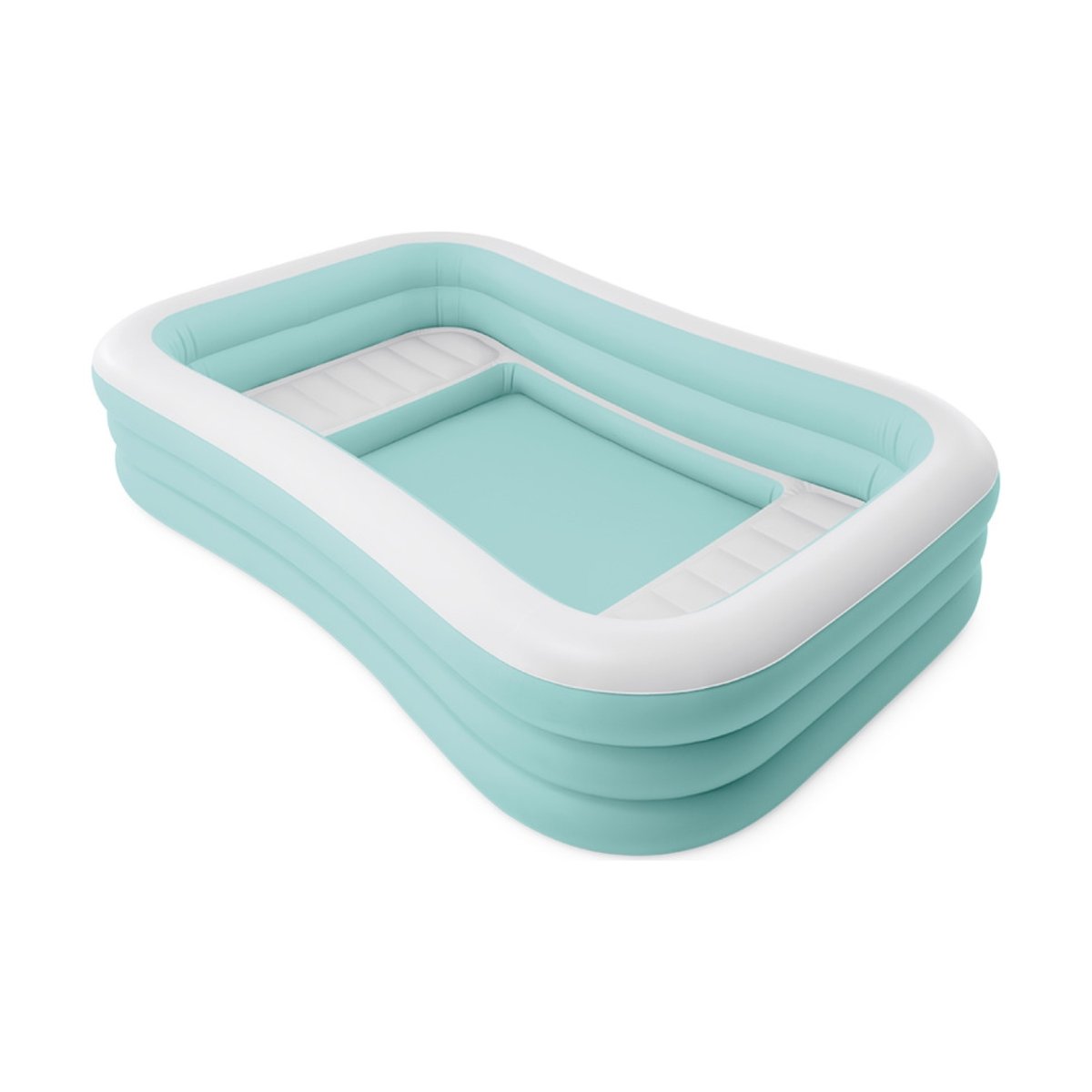 Petite piscine family avec bancs couleur unique, INTEX