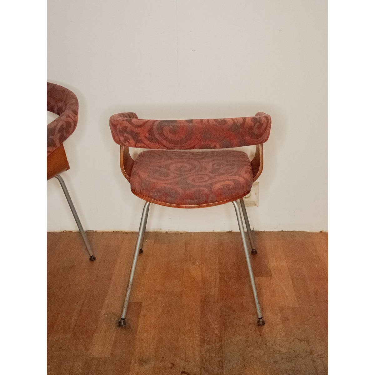 Lot de 4 chaises John Coleman Alma N°1056 - Bon état métal, DEBONGOUT