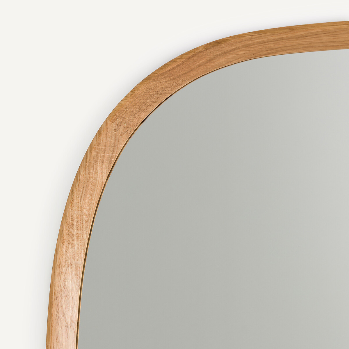 Miroir organique chêne massif et MDF, H80cm, Orion naturel, AM.PM