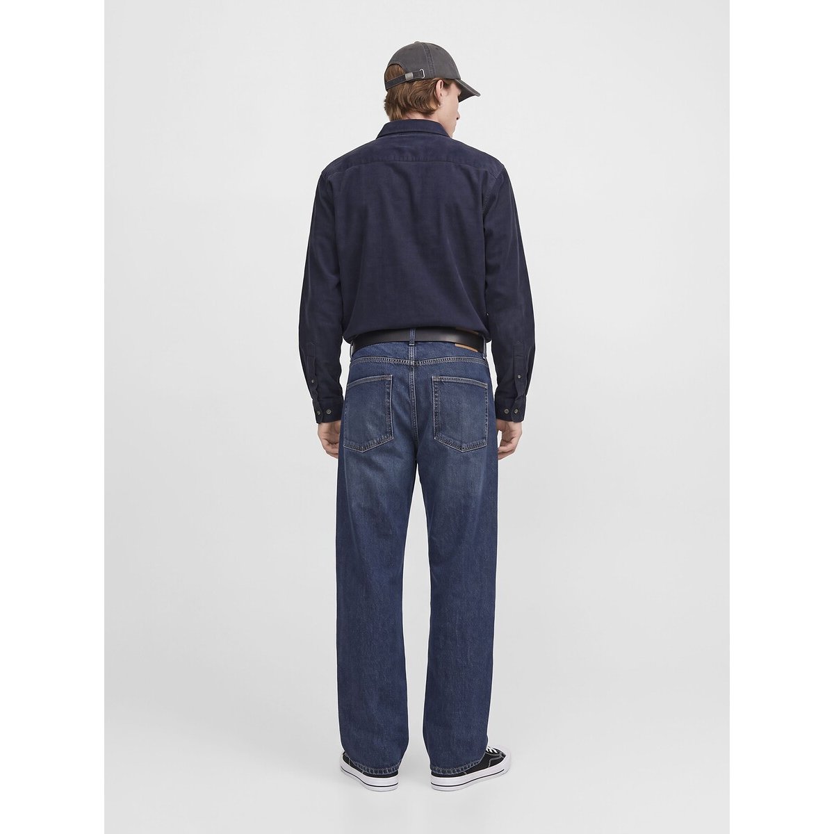 Camisa de veludo CORDUROY azul-noite, JACK & JONES