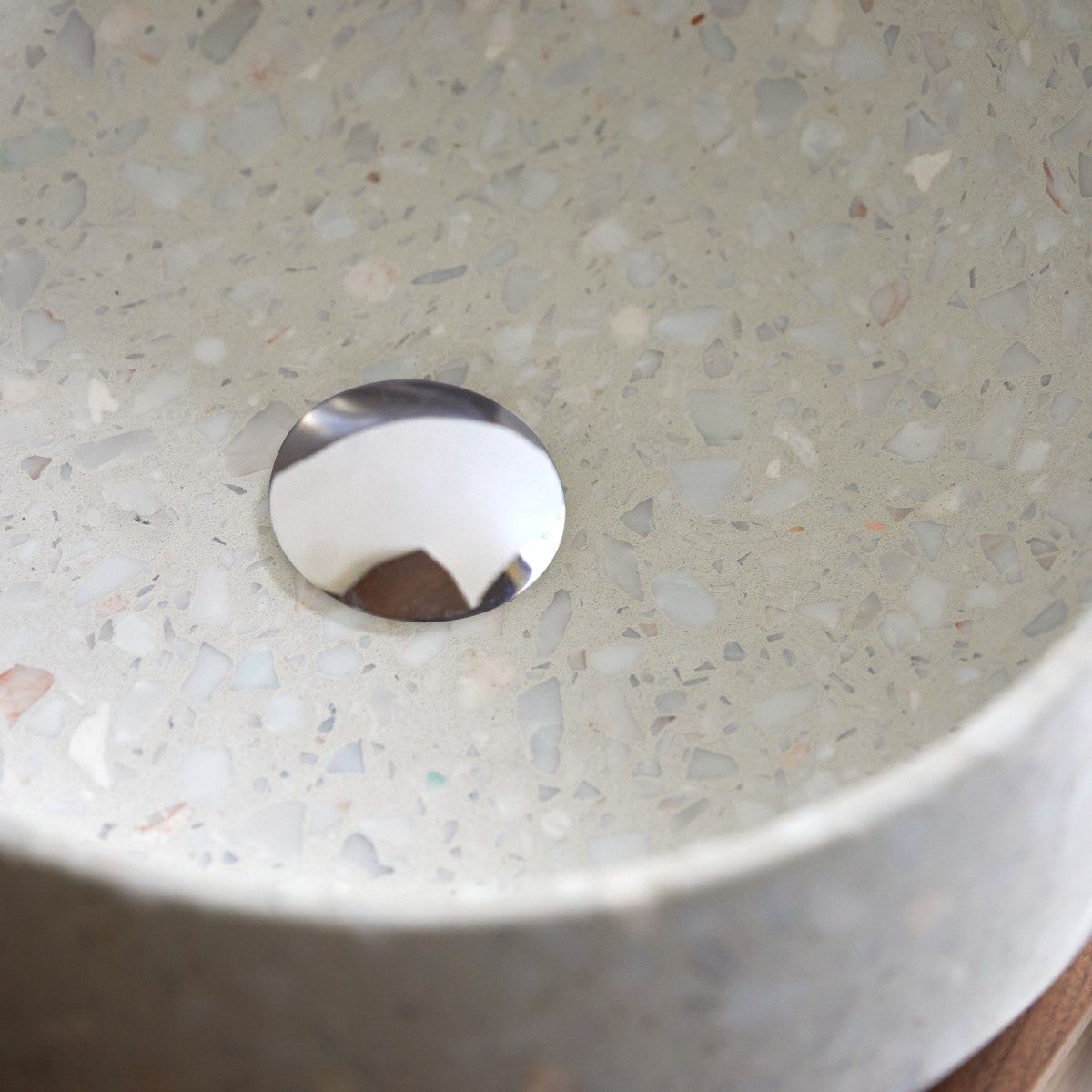 Vasque en Terrazzo premium, MILOS beige, TIKAMOON