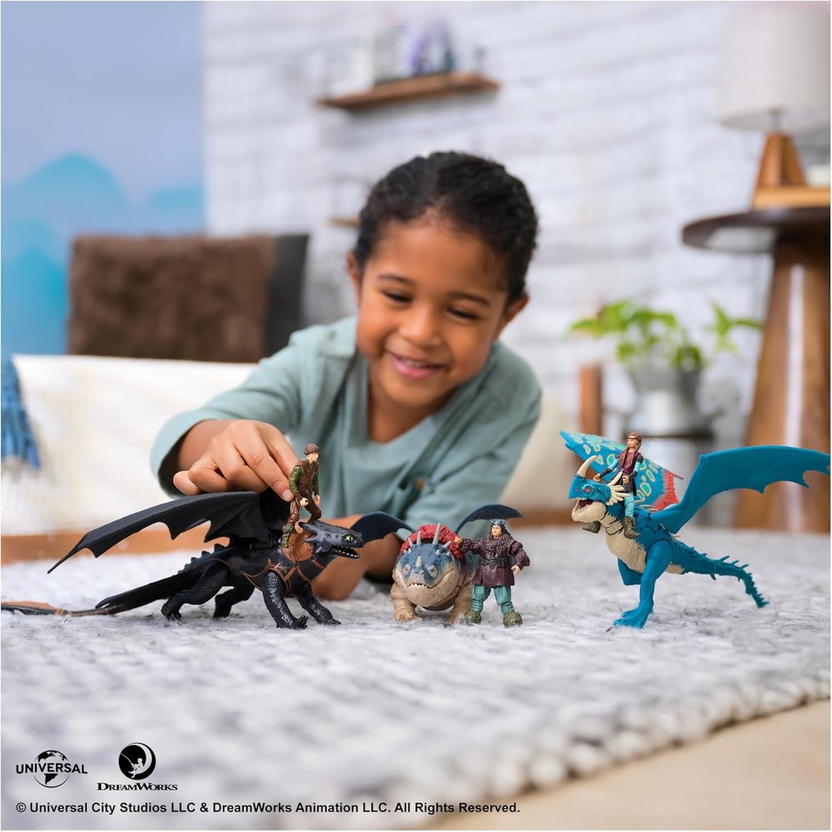 How to train your dragon - Figurine Viking Varek & Gronk multicolore, SPIN MASTER