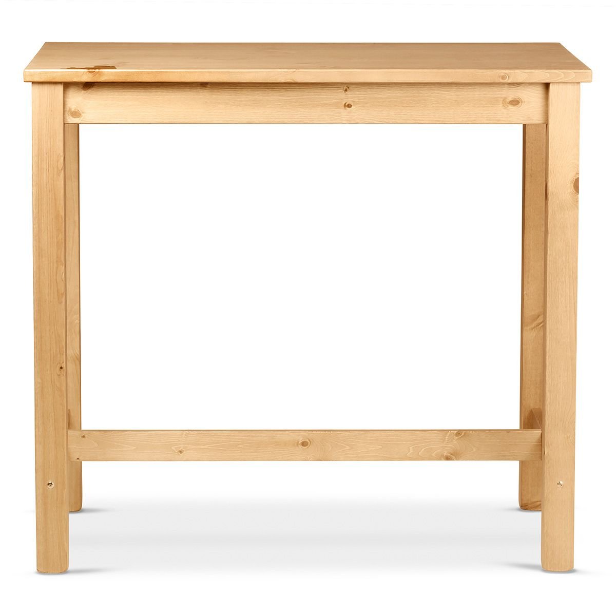 Table de bar 120 cm pin massif Avoriaz naturel, ZAGO