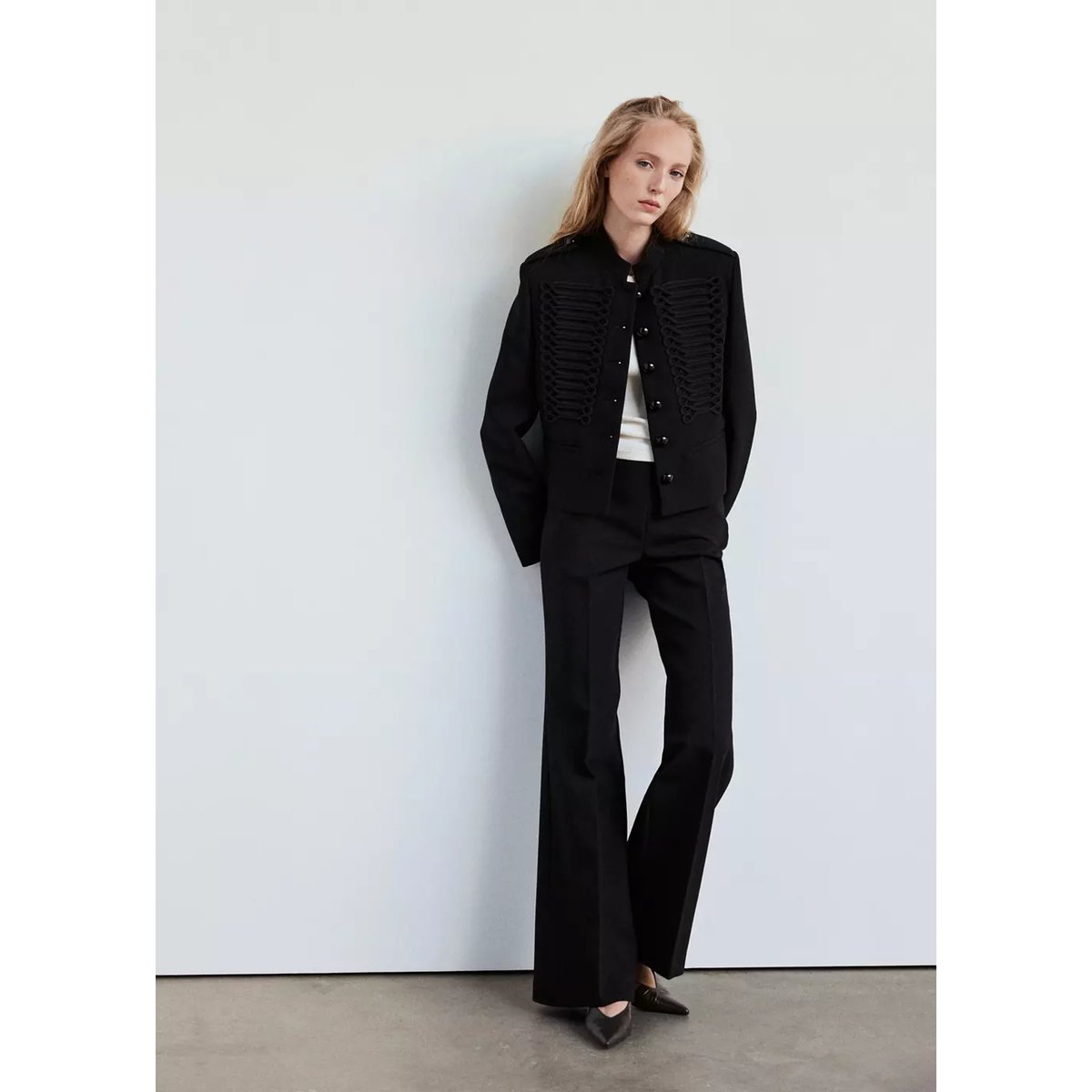 Veste gracia noir, MANGO