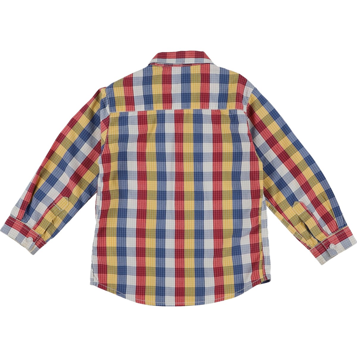 Chemise - Très bon état bleu;moutarde, MAYORAL