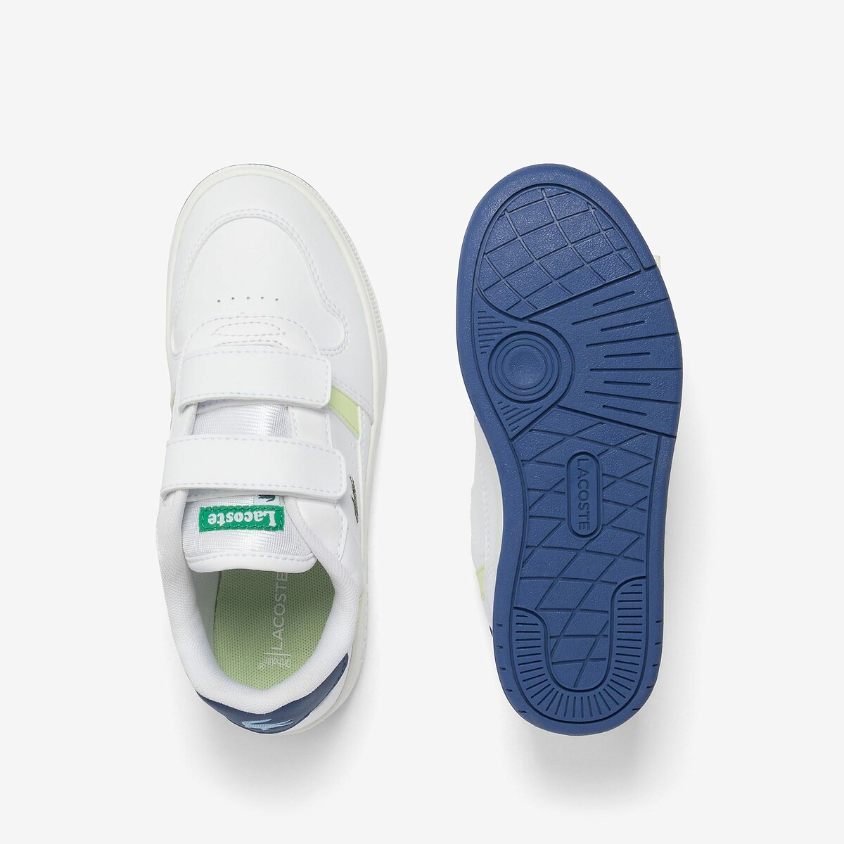 Kids T-Clip Set Trainers white/blue, LACOSTE