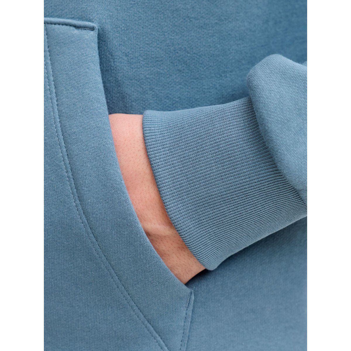 Sweat à capuche bleu, JACK & JONES