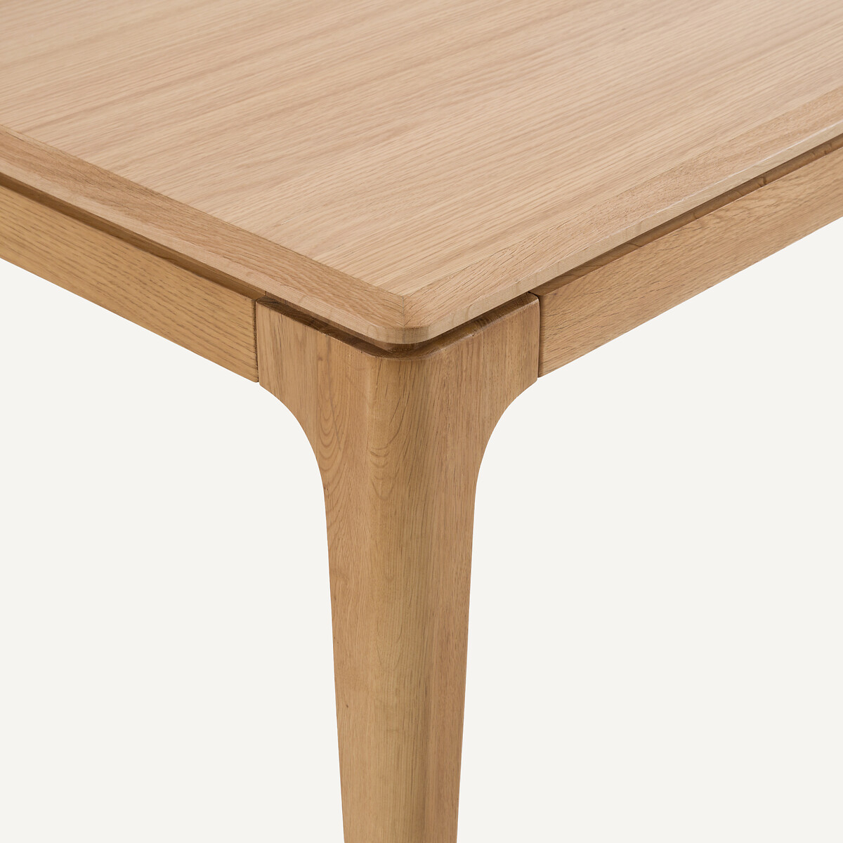 Mesa de roble macizo y chapado de roble, 8 cubiertos, SANARA roble natural, AM.PM