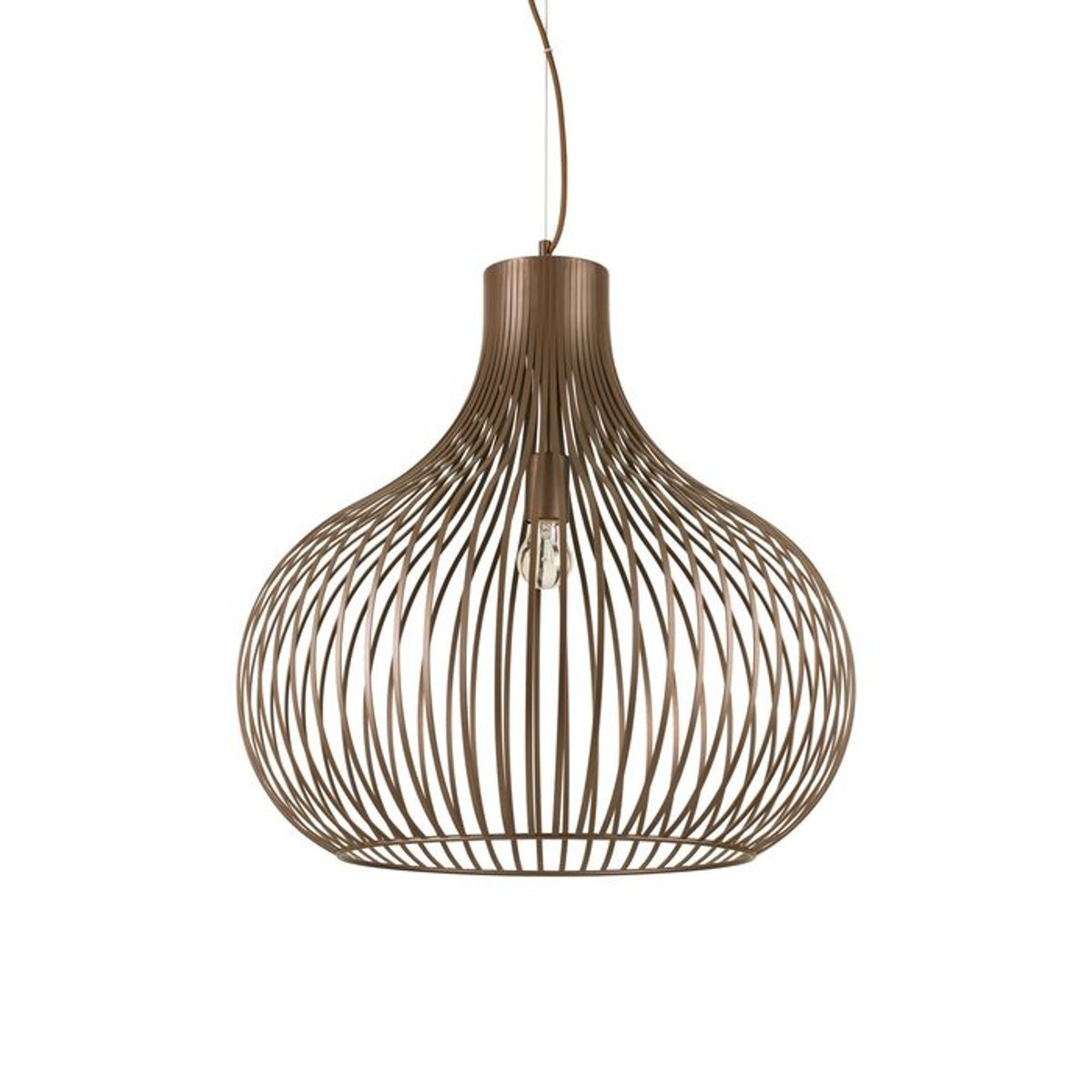 Suspension ONION marron, IDEAL LUX