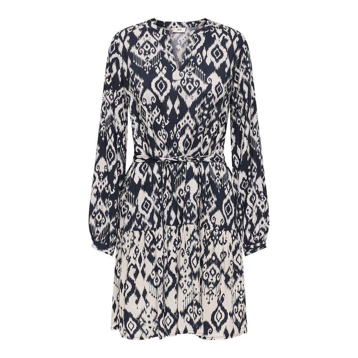 Robe courte imprimée, avec ceinture imprimé noir, JDY