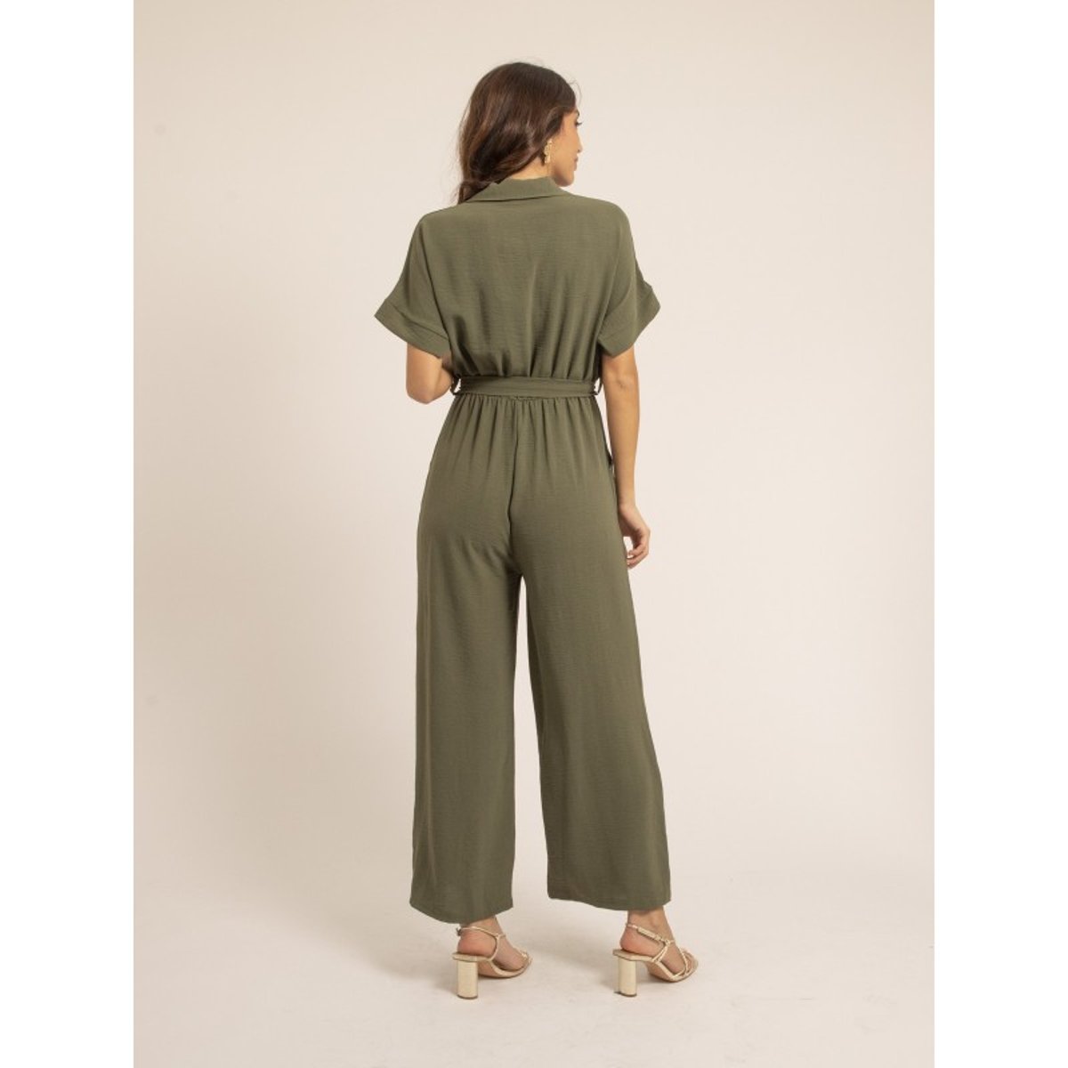 Combi Pantalon Epinalia kaki, DONA LISA