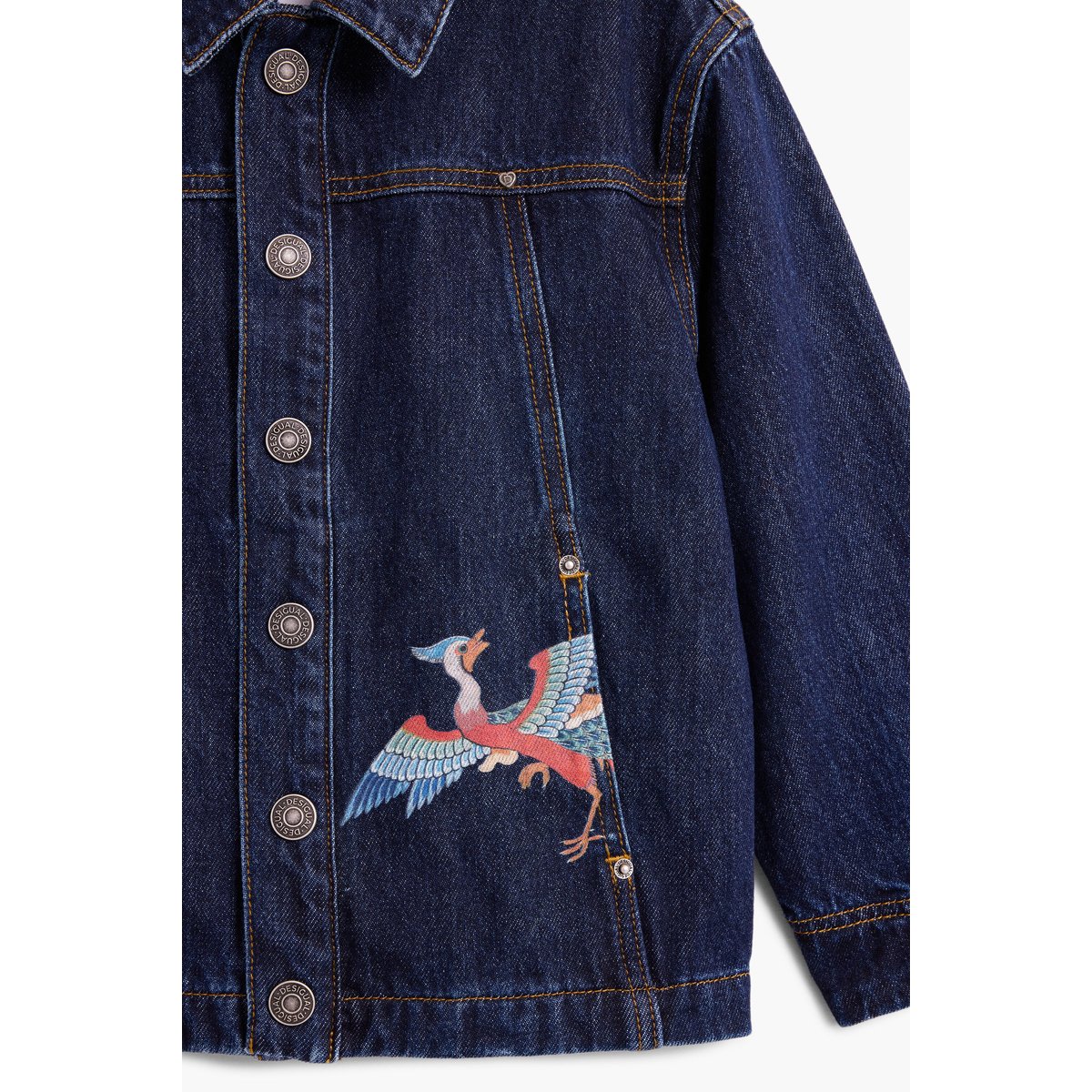 veste en coton imprimée boy bleu, DESIGUAL