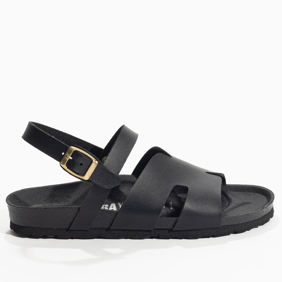 Sandales Vegan WARHOL noir, BAYTON