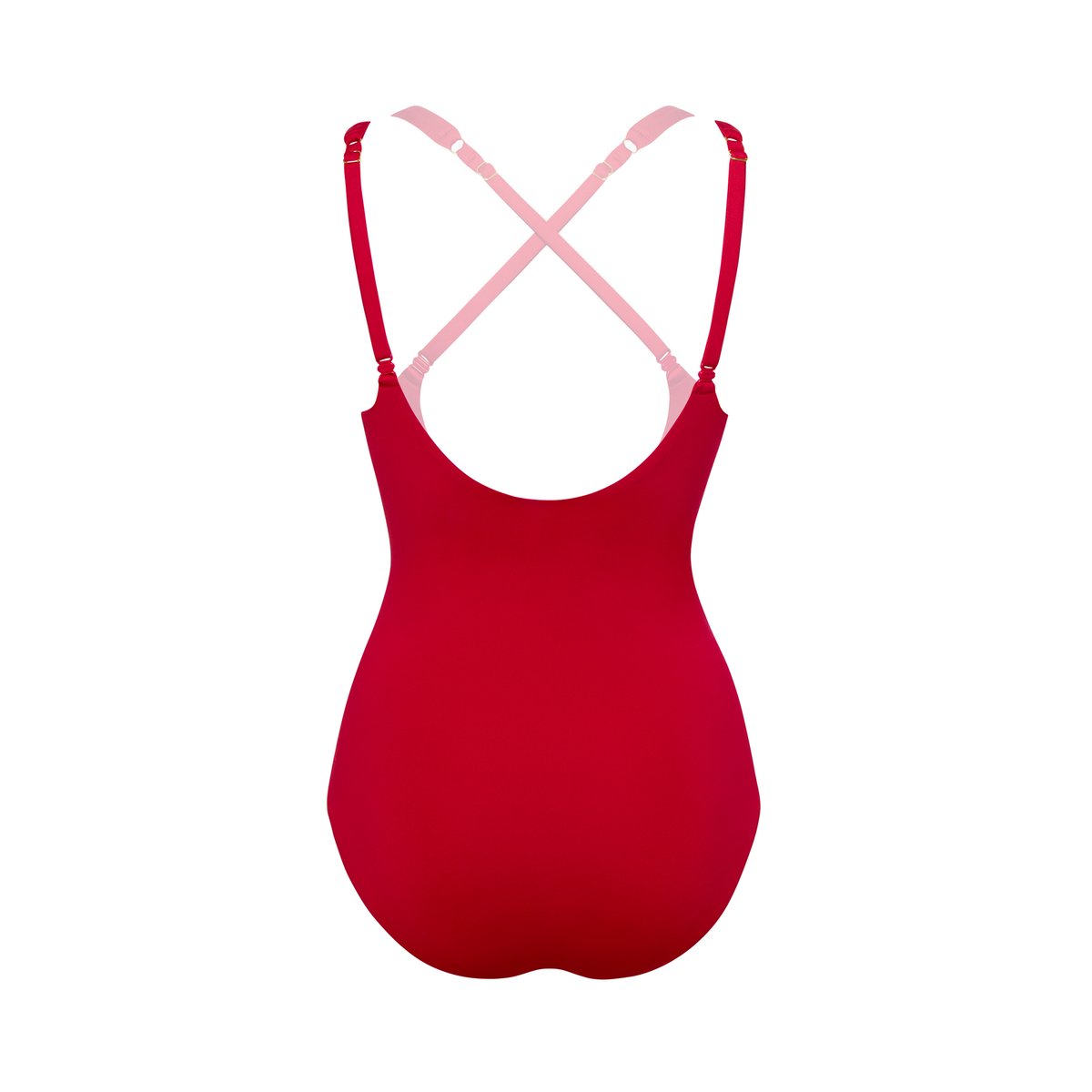 Maillot de bain une pièce armaturé PORTOFINO rouge, LISCA