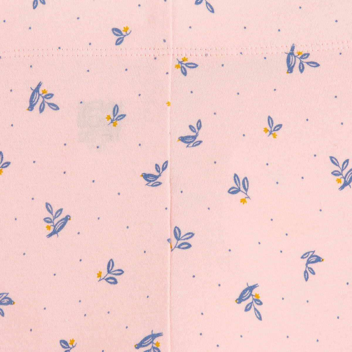 Pyjama manches longues, imprimé fleurs, en coton rose, LA REDOUTE COLLECTIONS