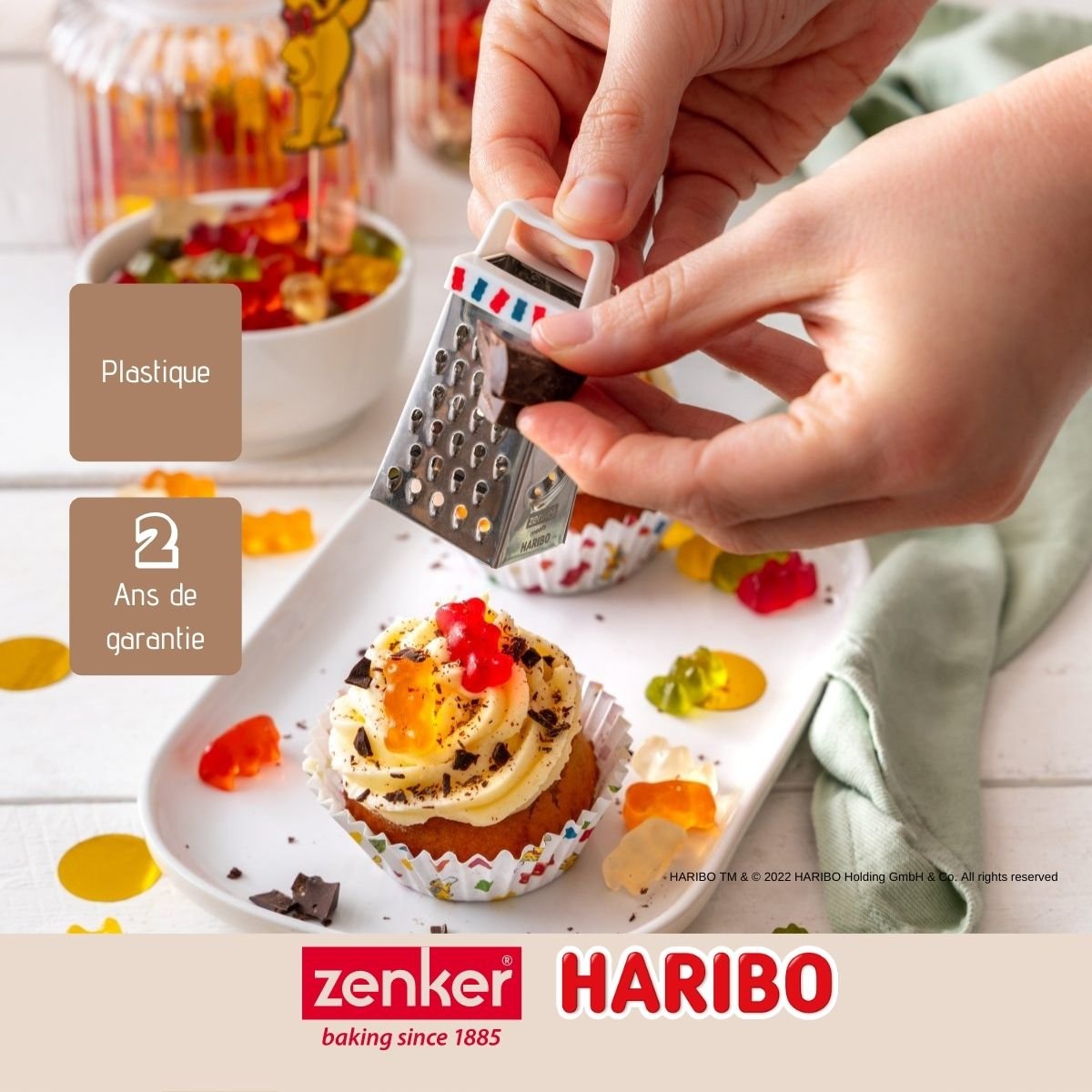Mini râpe de cuisine et pâtisserie 4 faces inox, ZENKER