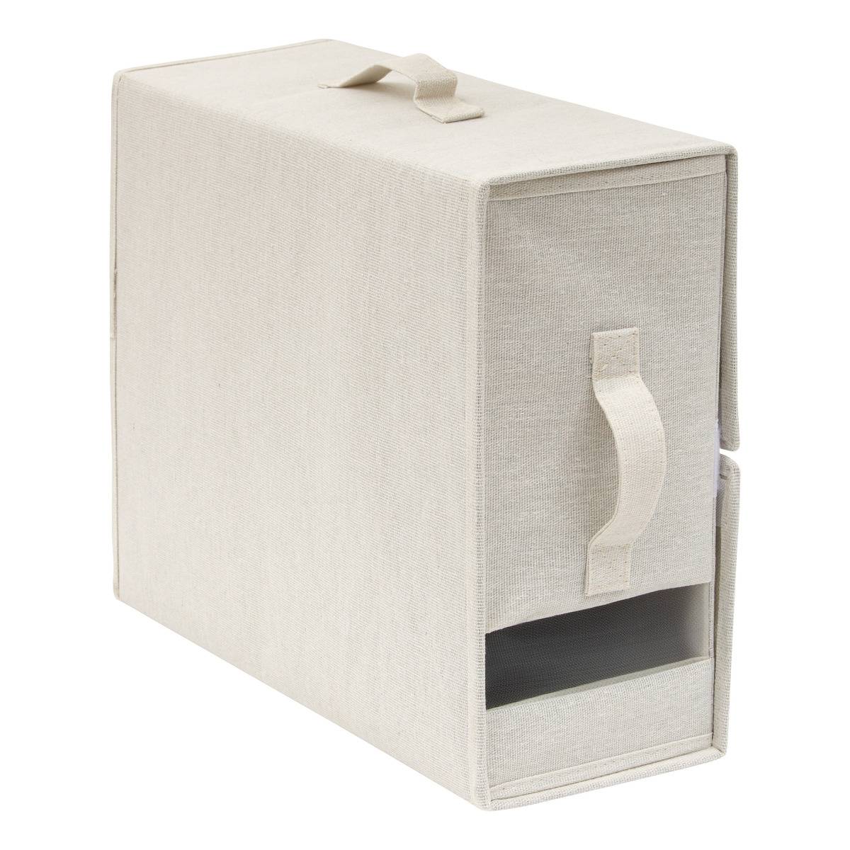 Housse de rangement rectangulaire DRESSY PLUS beige, 5FIVE SIMPLY SMART