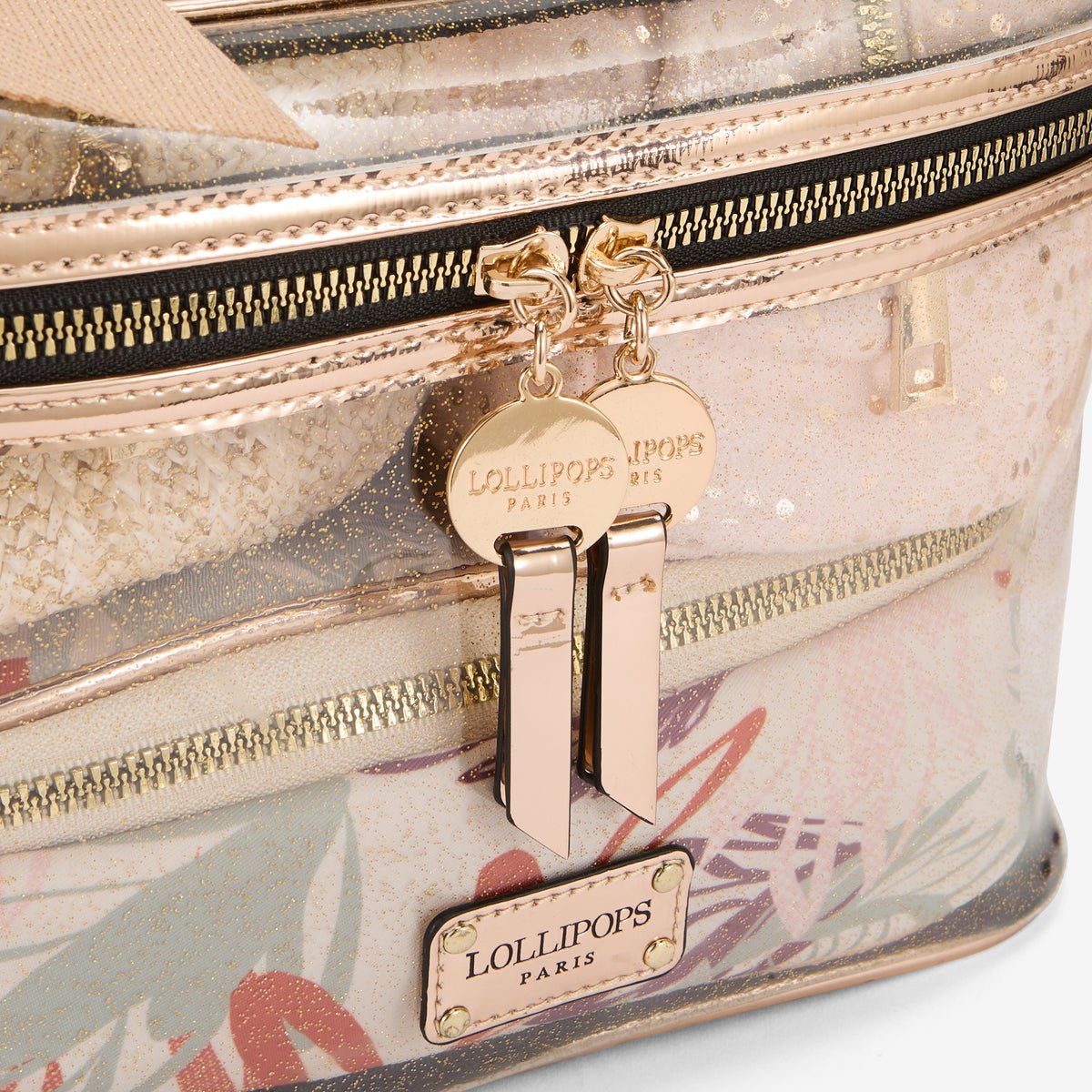 Grand vanity  L multicolore Sharlie doré, LOLLIPOPS