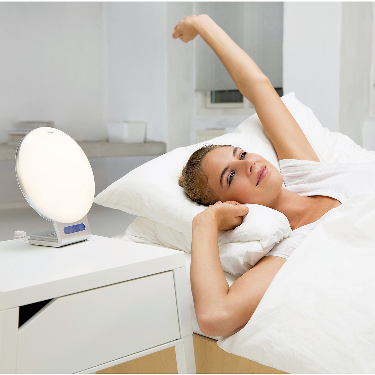 Réveil lumineux connecté WL75 blanc, BEURER