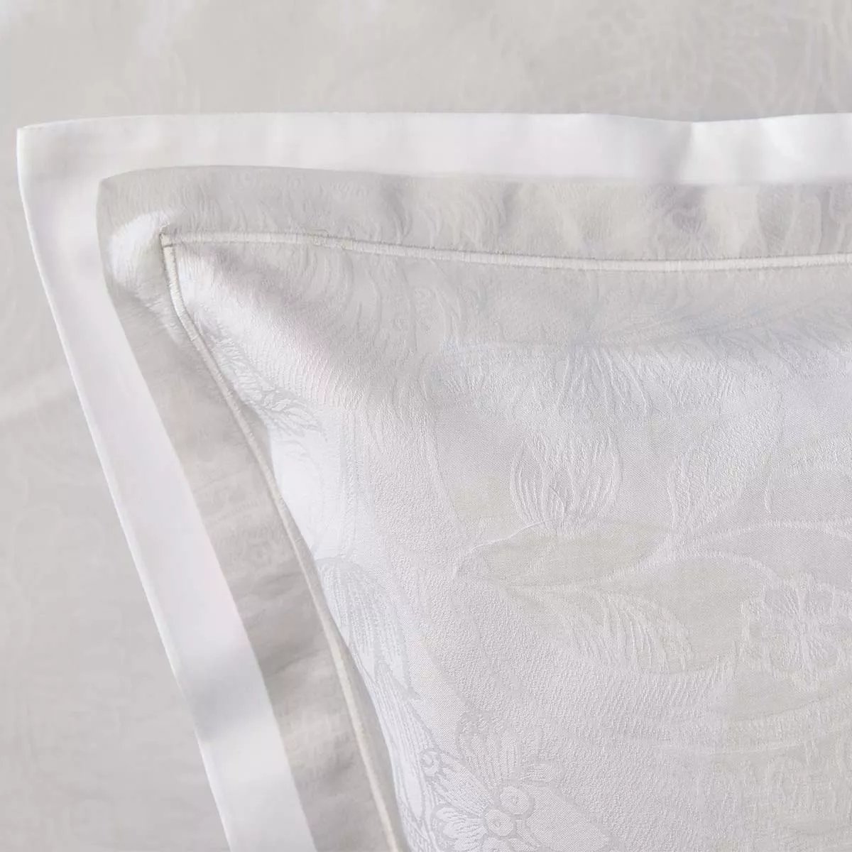 Taie d'oreiller satin de coton ALEXANDRIA diamant, GARNIER THIEBAUT