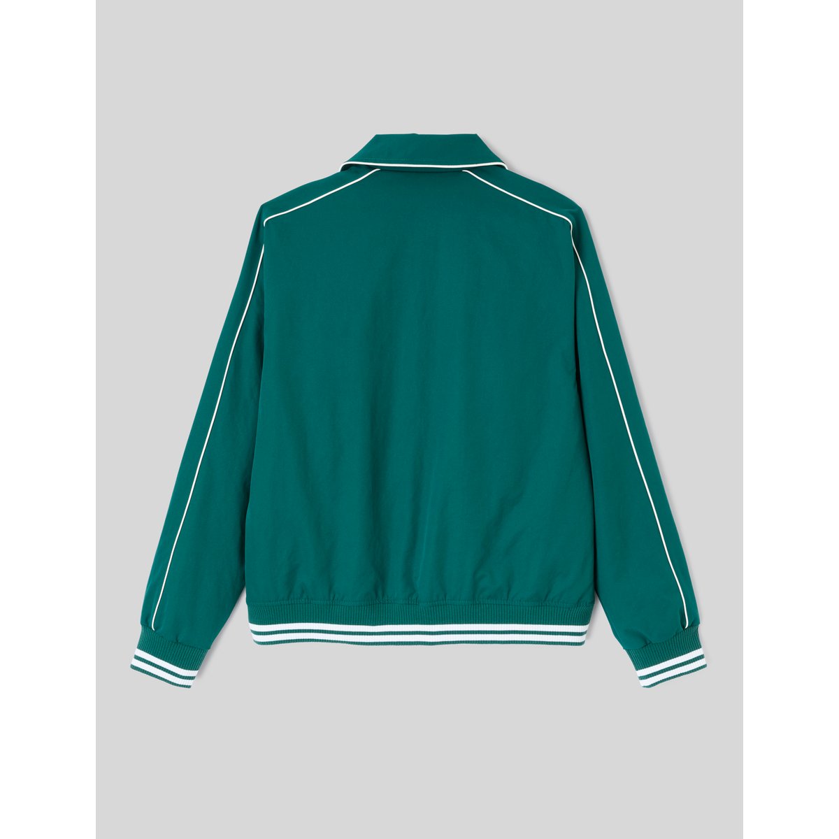 Blouson col chemise à pressions vert, BZB