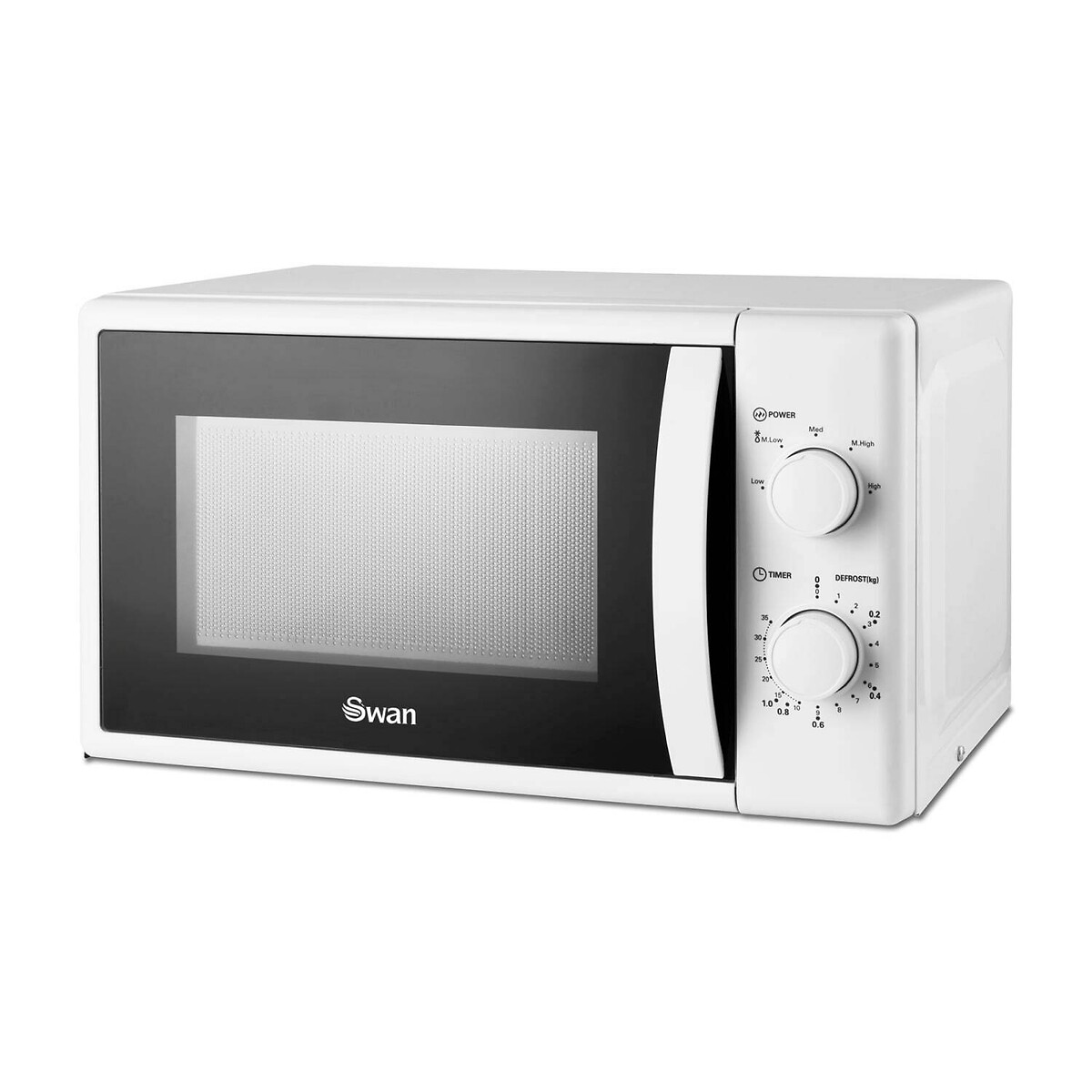 700W Manual Microwave - SM4420 white, SWAN