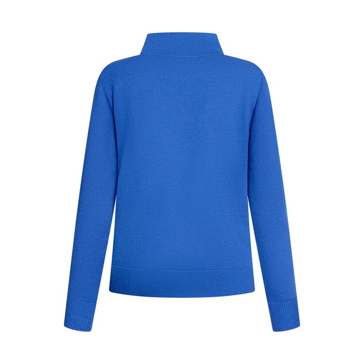 Pull-over en maille basique à col droit electric blue, BETTY BARCLAY