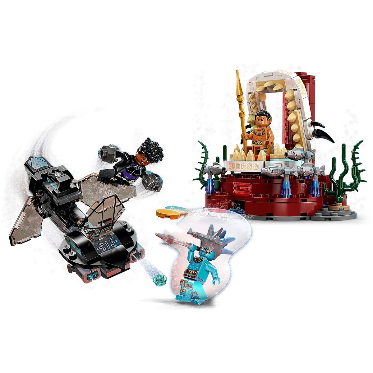 Marvel La salle du trône du roi Namor multicolore, LEGO