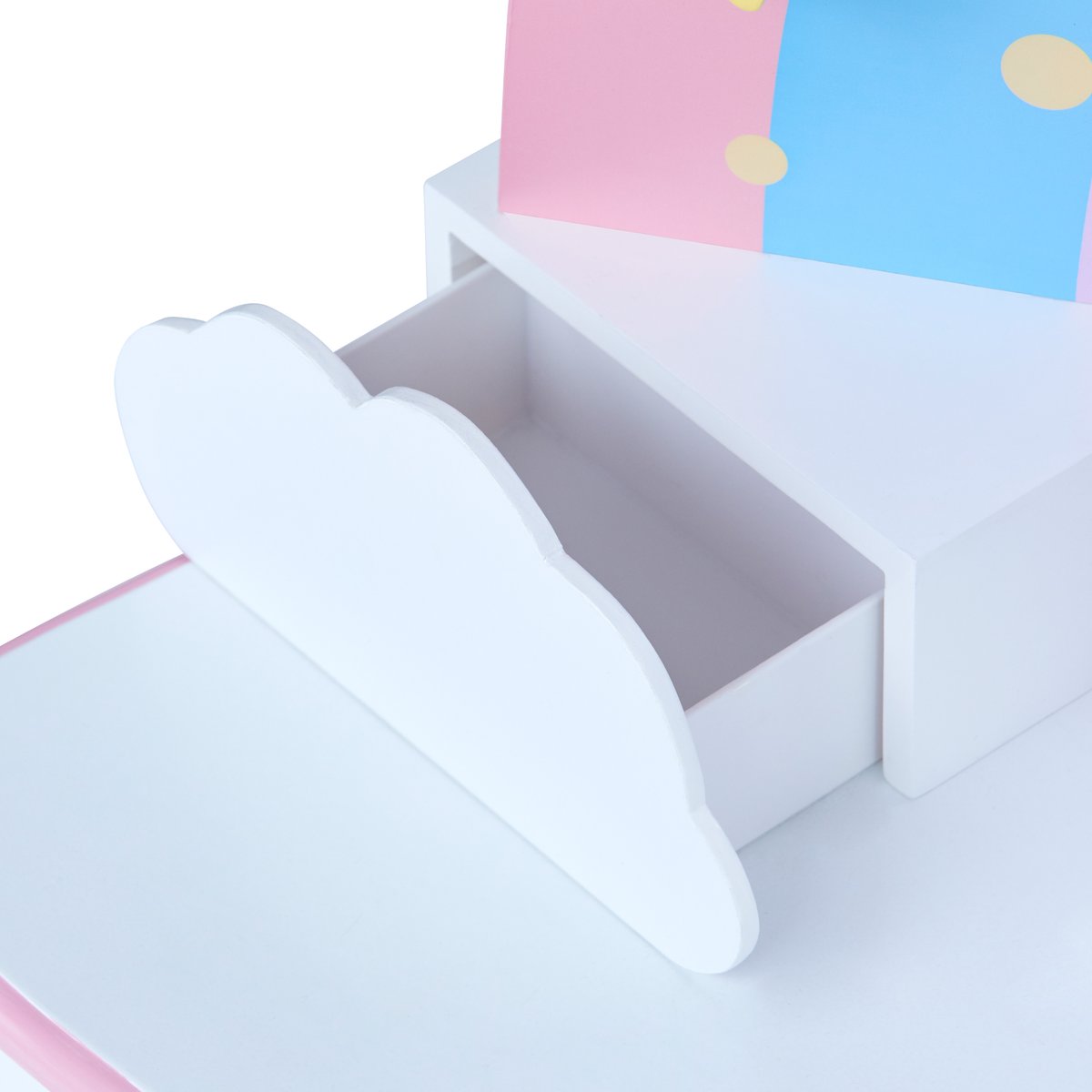 Coiffeuse pour enfants LITTLE DREAMER Medium blanche, TEAMSON KIDS