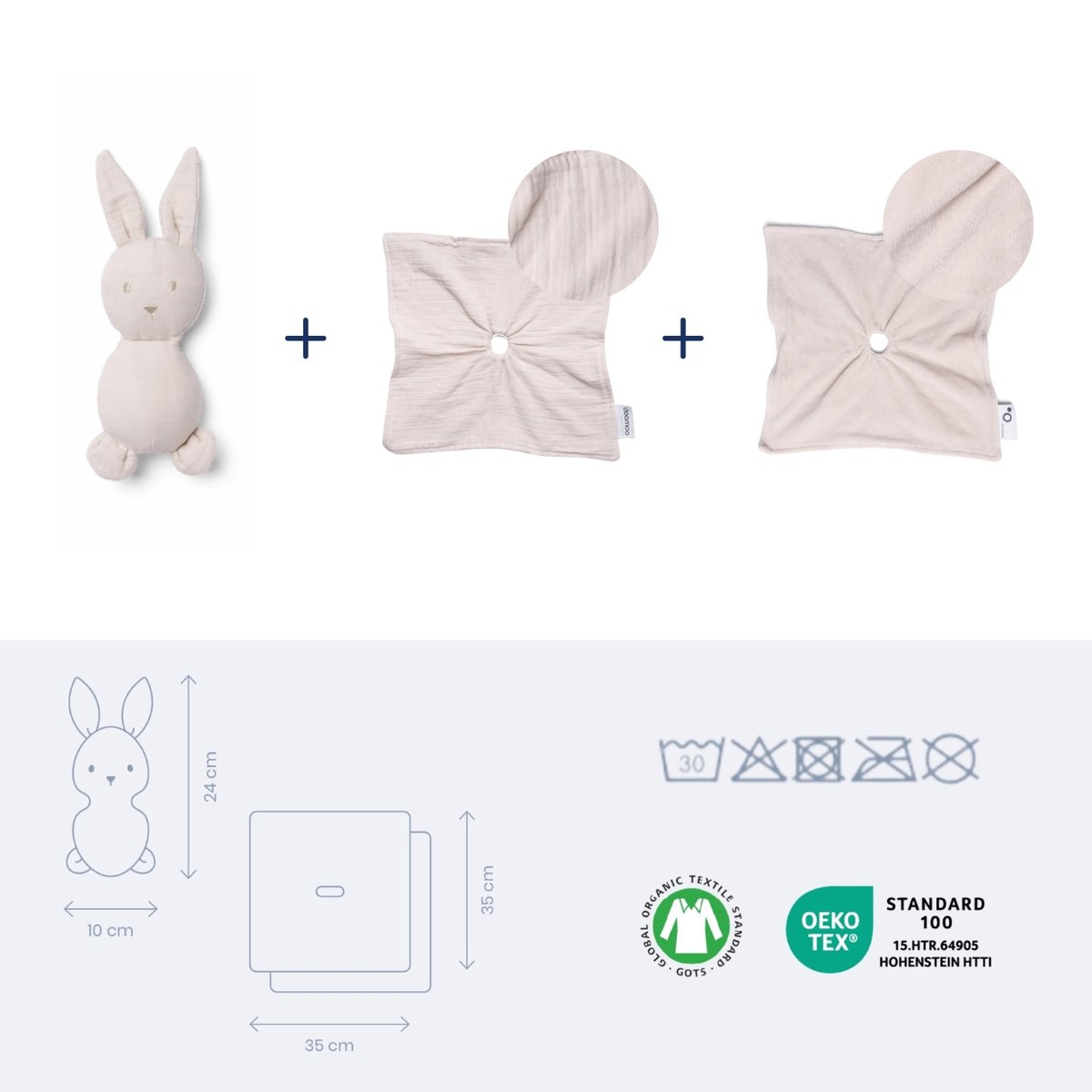 Doudou bébé You&Me beige, BABYMOOV