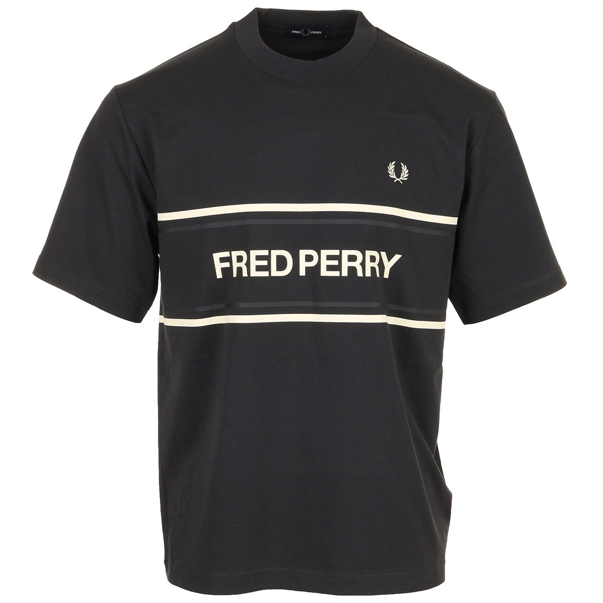 GRAPHIC T-SHIRT anchor grey, FRED PERRY