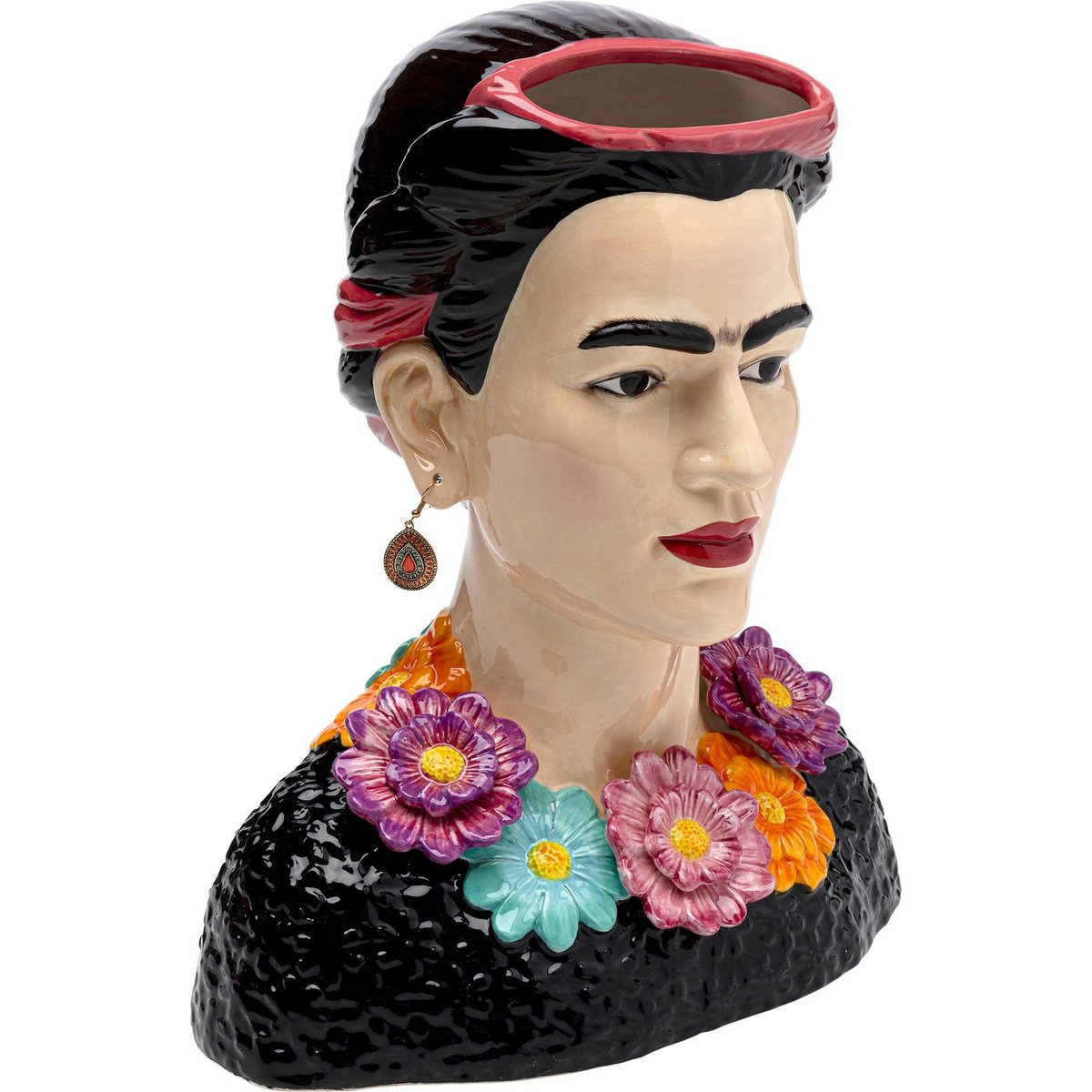 Vase muse fleurs multicolore, KARE DESIGN