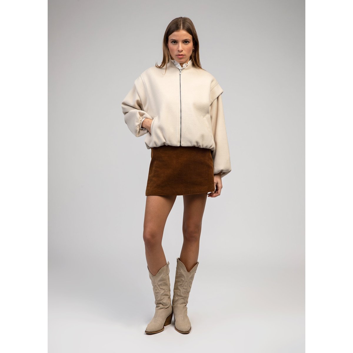 Blouson CALEDONIA ecru, AN'GE