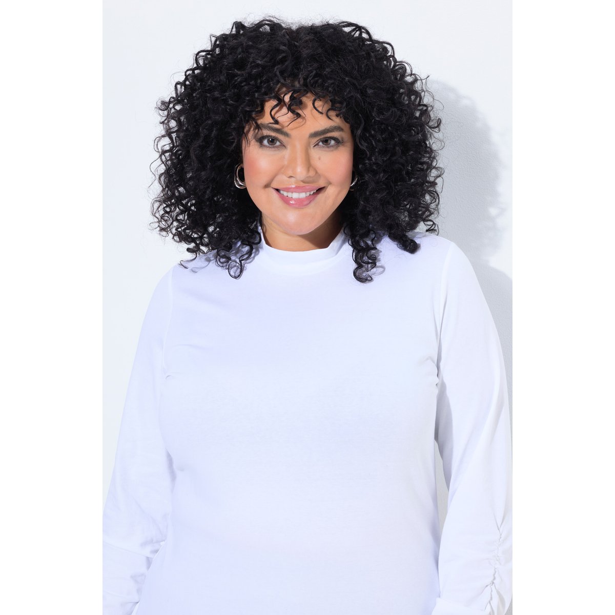 T-shirt à col roulé blanc cassé, ULLA POPKEN