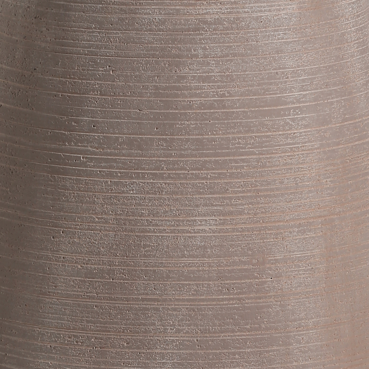 Cache-pot décoratif en ciment H33 ZEN marron clair, SIA DECO