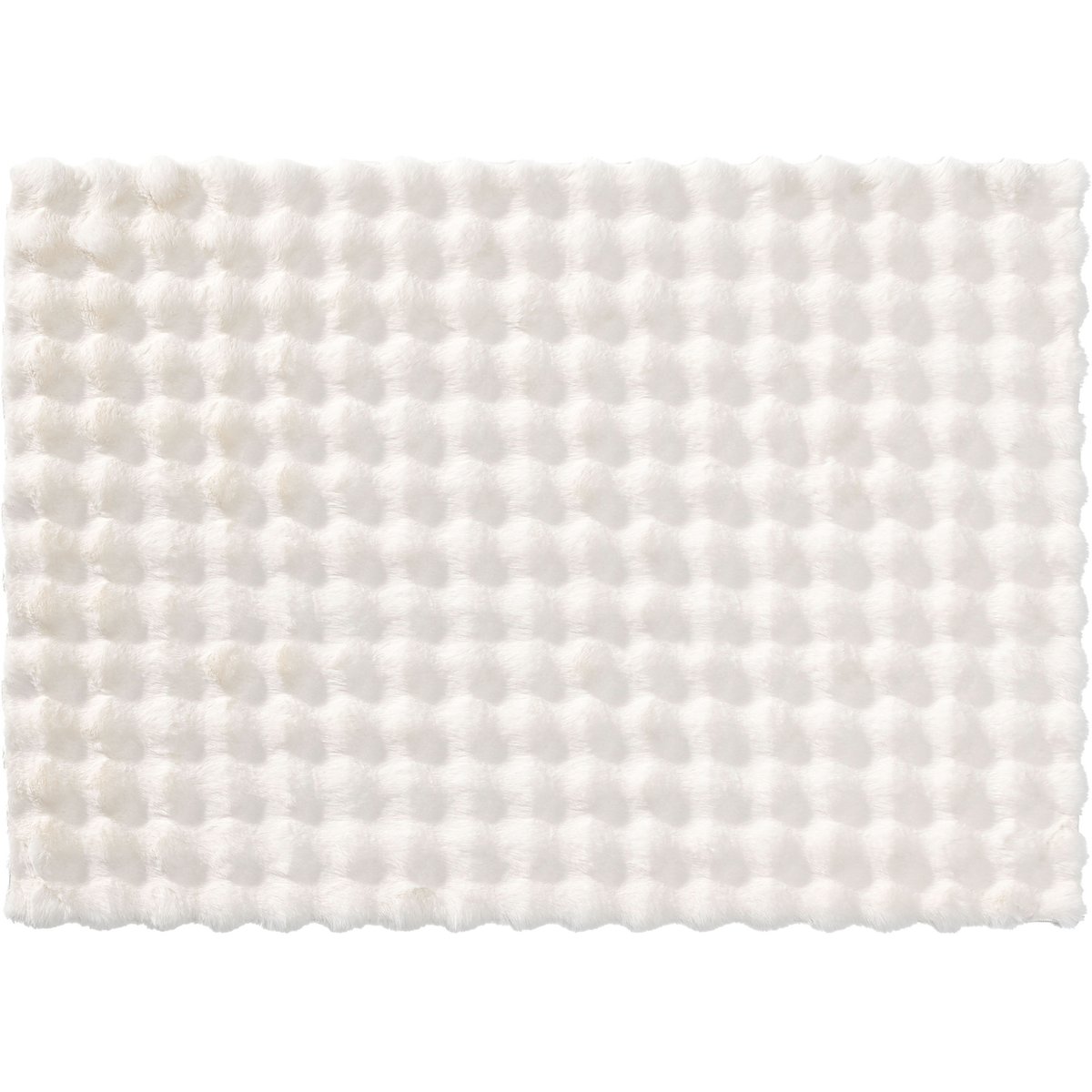 Tapis doux en imitation fourrure avec relief moelleux naturel, DOUCEUR D'INTÉRIEUR