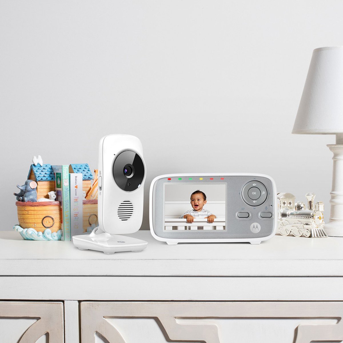 Babyphone vidéo VM 483 blanc, MOTOROLA