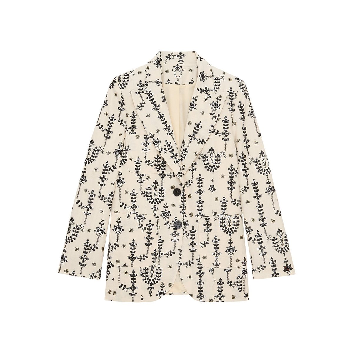 Veste Thadée imprimé, INES DE LA FRESSANGE PARIS