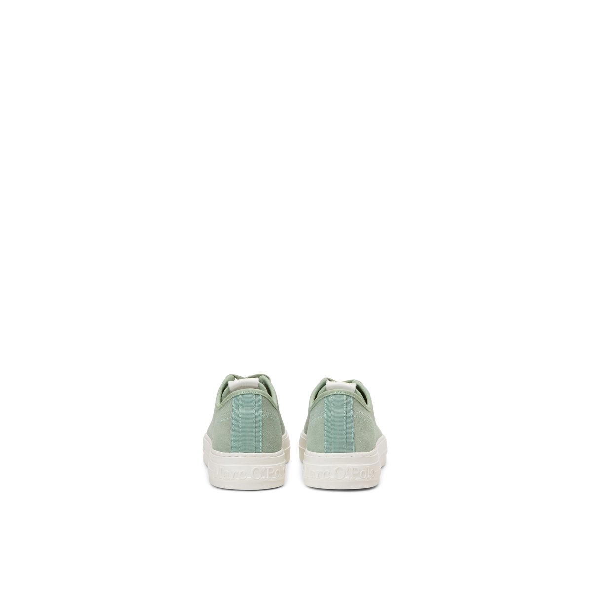 Baskets de cour en cuir velours de haute qualité vert, MARC O'POLO