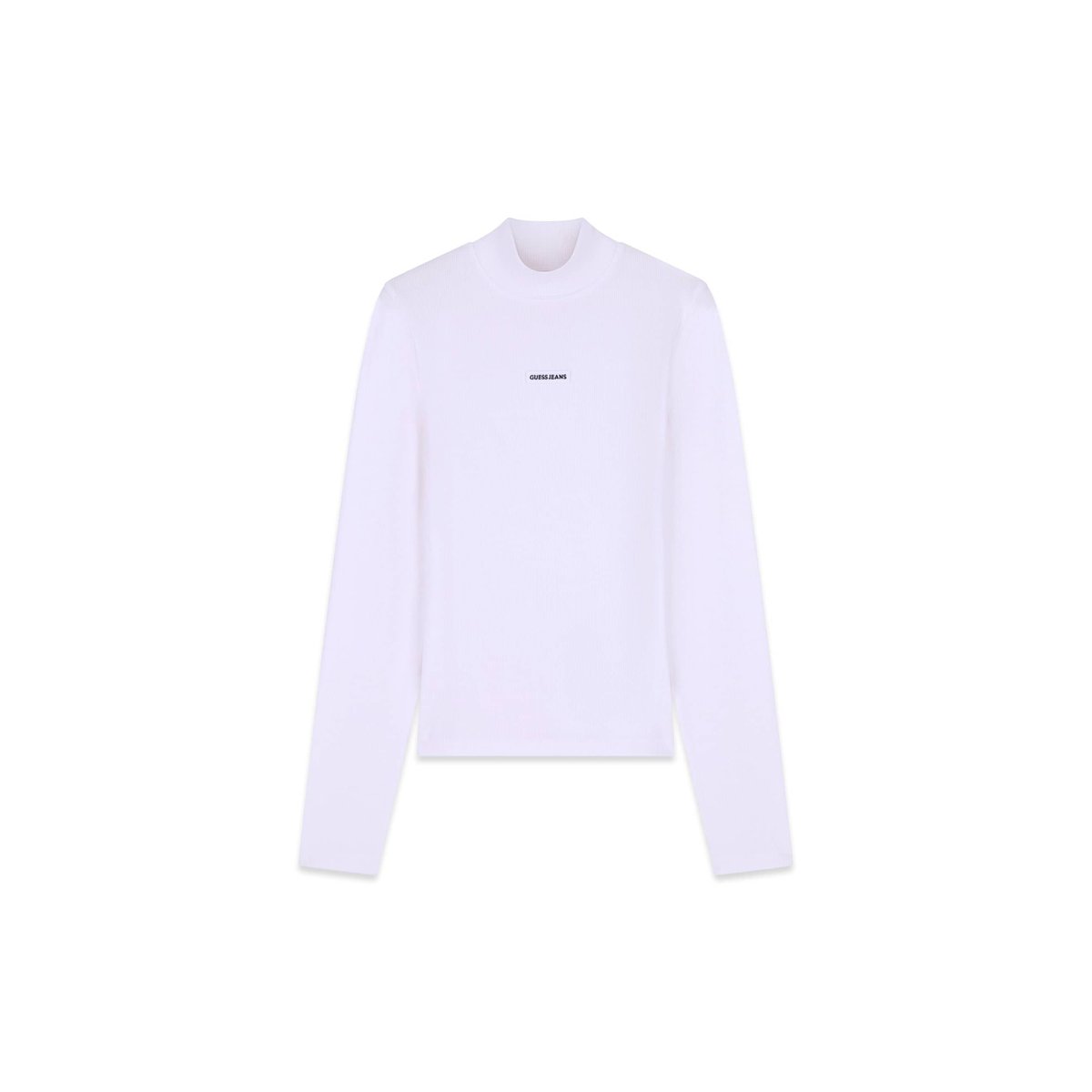 Col Roulé À Logo Écusson blanc, GUESS